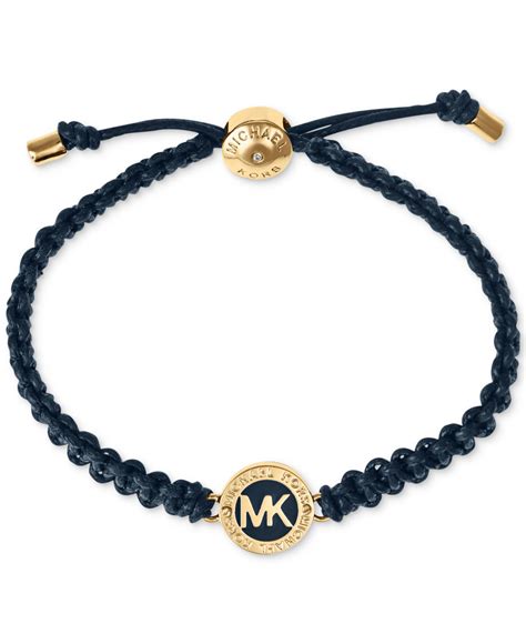 michael kors macrame bracelet|Michael Kors Macramé Logo Bracelet .